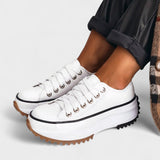 Elina | Sapatos Confortáveis com Salto Grosso