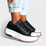 Elina | Sapatos Confortáveis com Salto Grosso