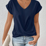 Tiziana™ Camiseta casual com mangas curtas