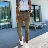 Alina | Calça Casual Stretch Feminina