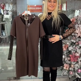 Natalia’s Style™ Vestido Elegante de Inverno-Primavera