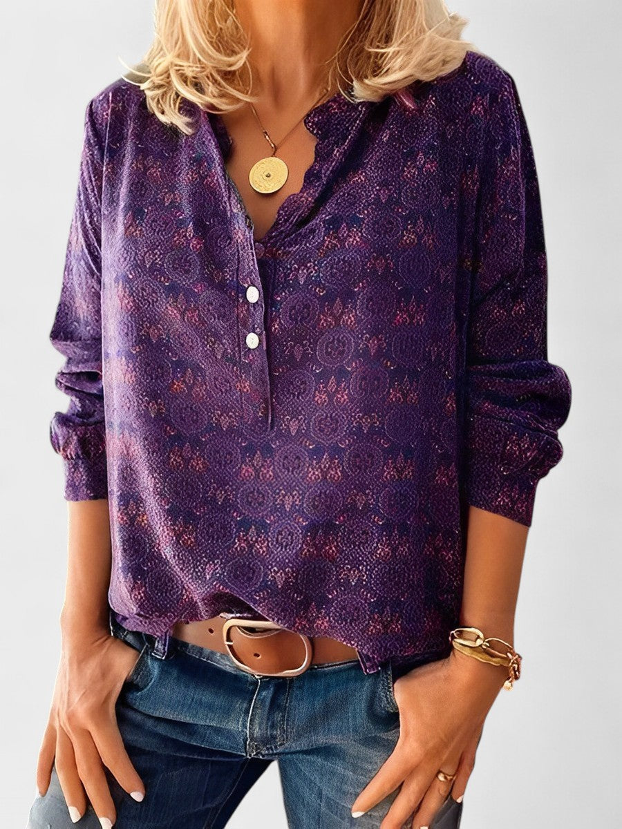 Adelinde - Blusa Vintage de Verão