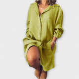 Blusa de Linho Casual para o Dia a Dia