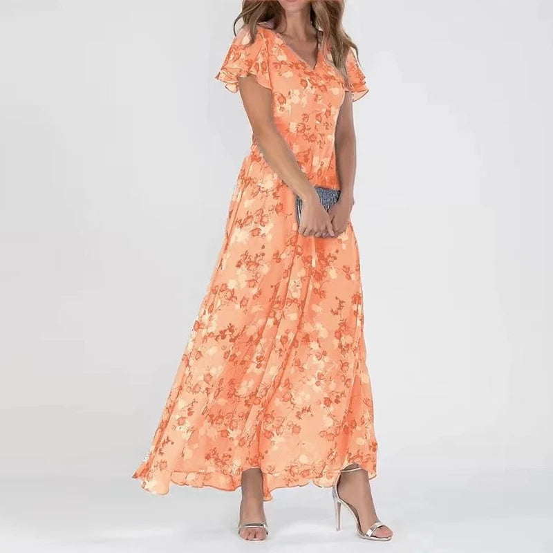 Vestido Midi Elegante para Mulheres