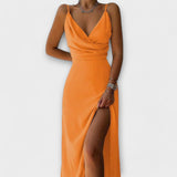 Lisa - Vestido Maxi com Padrão Tropical