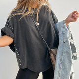 Bella™ Camiseta oversized com Studs