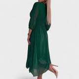 Abigail | Vestido de Chiffon de Seda Leve