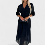 Abigail | Vestido de Chiffon de Seda Leve