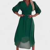 Abigail | Vestido de Chiffon de Seda Leve