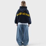 Moletom Com Amor | Multicolorido | Streetwear Oversized | Mistura de Algodão