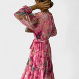Vestido de Verão Feminino de Manga Longa