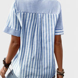 Lila | Blusa Listrada Macia