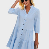 Vestido Fluido Xadrez Tuva