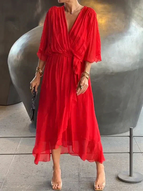 Monique - Vestido Elegante para Momentos Especiais