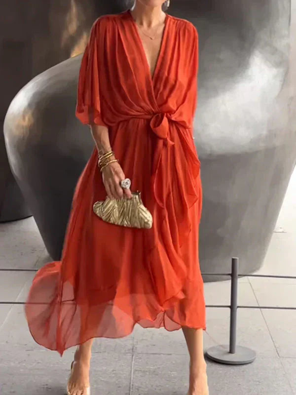 Monique - Vestido Elegante para Momentos Especiais
