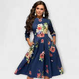 Retrozo - Vestido Elegante Midi