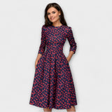 Retrozo - Vestido Elegante Midi
