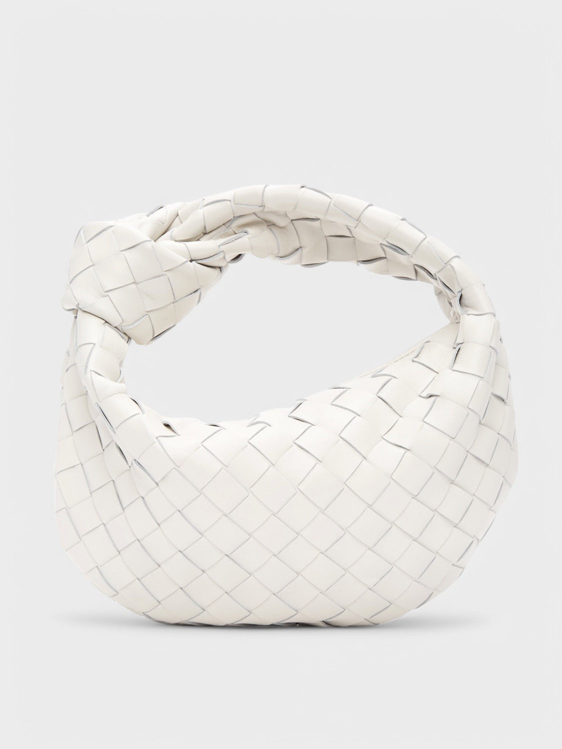 Mini bolsa de mão tecida com design moderno – Sophia
