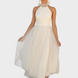 Vestido Aria com Gola Alta