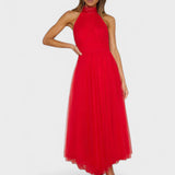 Vestido Aria com Gola Alta