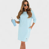 Lieka - Vestido de Colarinho Redondo