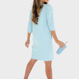 Lieka - Vestido de Colarinho Redondo