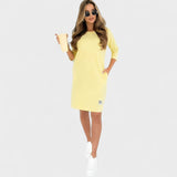 Lieka - Vestido de Colarinho Redondo